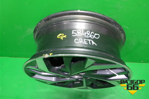 Диск колёсный литой  R17 EJ6,5 5x114.3 ET49 Ц.О.67,1 (52910BX210) для Hyundai Creta с 2021г (Крета)