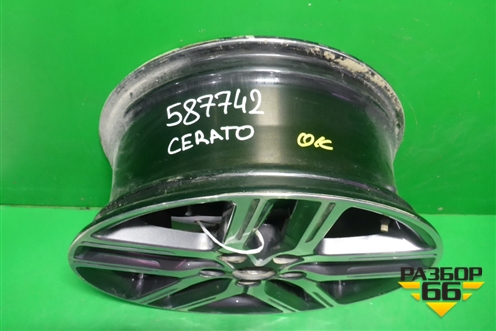 Диск колёсный литой  R17 EJ7 5x114.3 ET53 Ц.О.67,1 (52910M6400) для Kia Cerato с 2018г