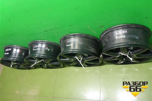 Диски колёсные литые (комплект)  R17 EJ7 5x114.3 ET55 Ц.О.64,1 для Honda Accord(CU-CW) с 2008-2013г (Аккорд)