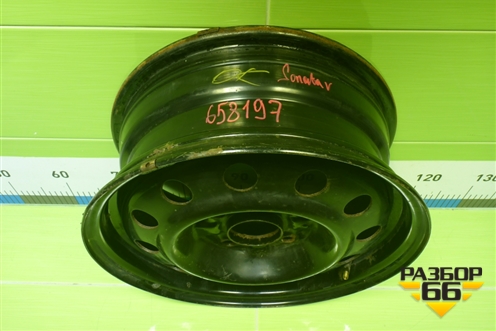 Диск колёсный штампованный  R15 EJ6 4х114,3 ET46 Ц.О.67,1 (529103D000) для Hyundai Sonata-5 с 2001г (Соната)