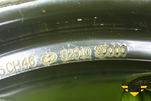 Диск колёсный штампованный  R15 EJ6 4х114,3 ET46 Ц.О.67,1 (529103D000) для Hyundai Sonata-5 с 2001г (Соната)