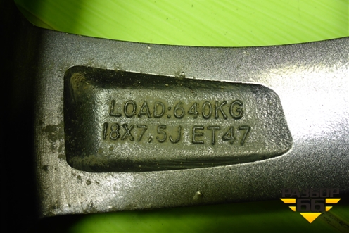 Диск колёсный литой  R18 EJ7,5 5x108 ET47 Ц.О.60,1 (203000367AA) для Chery Tiggo 8 с 2018г (Тиго 8)