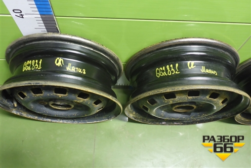 Диски колёсные штампованные (комплект)  R13 EJ4,5 4х114,3 ET45 Ц.О.69,1 для Daewoo Matiz с 1998-2015г (Матиз)