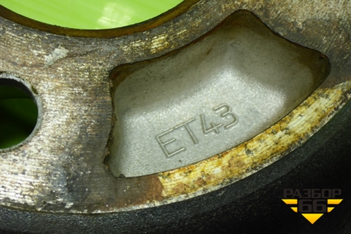 Диск колёсный литой  R17 EJ6,5 4х100 ET43 Ц.О.60,1 (8450031062) для VAZ Vesta/Веста с 2015г