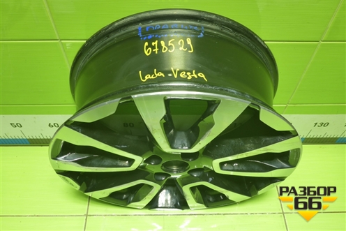 Диск колёсный литой  R17 EJ6,5 4х100 ET43 Ц.О.60,1 (8450033998) для VAZ Vesta/Веста с 2015г
