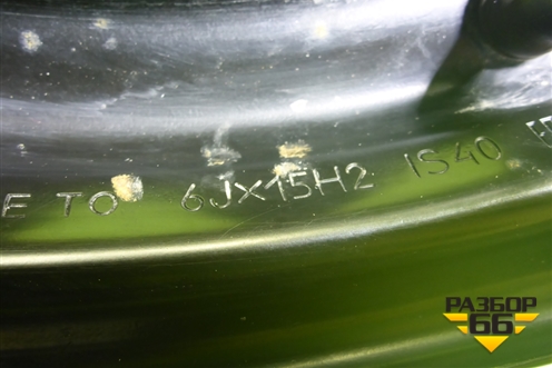 Диск колёсный штампованный  R15 EJ6 4х100 ET40 Ц.О.60,1 (403008751R) для VAZ XRAY с 2016г (Хрэй)