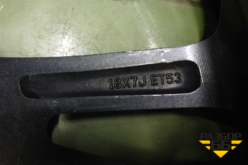 Диск колёсный литой  R18 EJ7 5x114.3 ET53 Ц.О.54,1 (6600115314) для Geely Coolray с 2019-2025г (Кулрей)