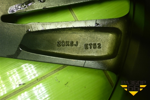 Диск колёсный литой  R20 EJ9 5x108 ET52 Ц.О.63,4 (8889503058) для Geely Monjaro с 2021г (Монджаро)