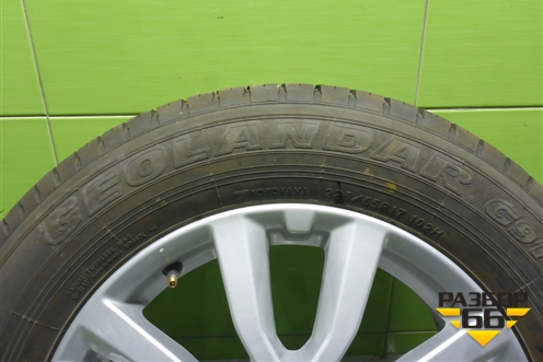 Колесо комплектом (шина+диск) Yokohama Geolandar G91 225/65 R17 (Лето) EJ7 5x114.3 ET45 Ц.О.66,1