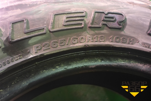 Шина Bridgestone Dueler 109H 265/60 R18 (Лето)