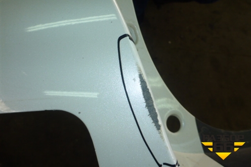 Бампер задний (под парктроник) (5215948170) для Toyota Highlander с 2007-2013г (Хайлендер)