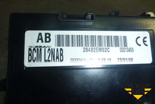Блок комфорта (284B2EM02C) для Nissan Note (Е11) с 2005-2013г (Нот)