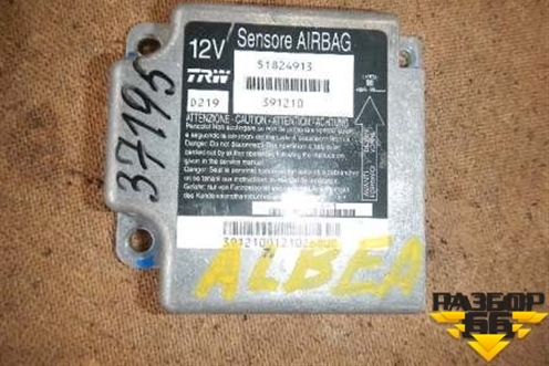 Блок управления AIR BAG (51824913) для Fiat Albea с 2003г (Альбеа)