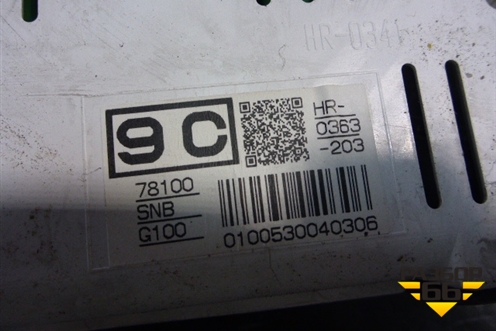 Щиток приборов МКПП (верхний) для Honda Civic 4D с 2006-2012г (Цивик)
