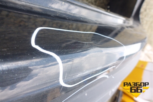 Бампер задний (под парктроник) (KD4750221) для Mazda CX 5 с 2012-2016г (СХ5)