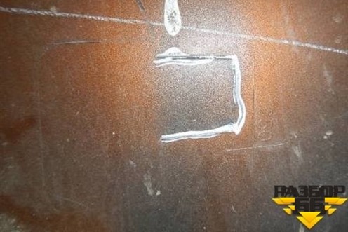 Накладка двери багажника для Honda Civic 5D с 2006-2012г (Цивик)