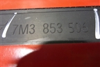 Накладка двери передней правой (новая) (7M3853506) для Volkswagen Sharan с 2004-2010г (Шаран)
