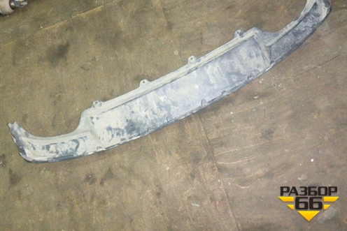 Юбка заднего бампера (под парктроник) (5E5807521) для Skoda Octavia (A7) с 2013г (Октавия)