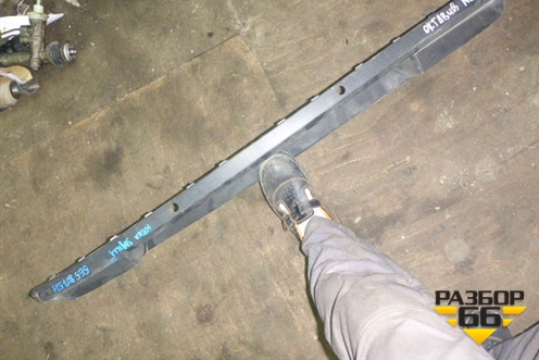 Юбка заднего бампера (под парктроник) (5E5807521) для Skoda Octavia (A7) с 2013г (Октавия)