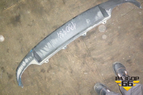 Юбка заднего бампера (под парктроник) (5E5807521) для Skoda Octavia (A7) с 2013г (Октавия)