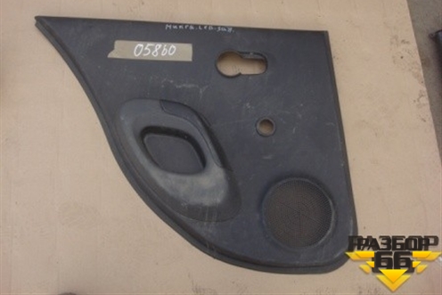 Обшивка двери задней левой под механику для Nissan Micra (К12Е) с 2002-2010г