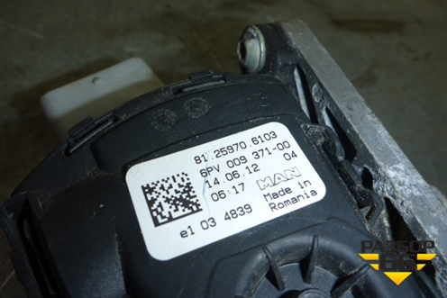 Педаль газа электронная (81259706103) для MAN TGS с 2007г (ТГС)