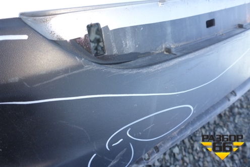 Бампер задний (под парктроник) (5215948170) для Toyota Highlander с 2007-2013г (Хайлендер)