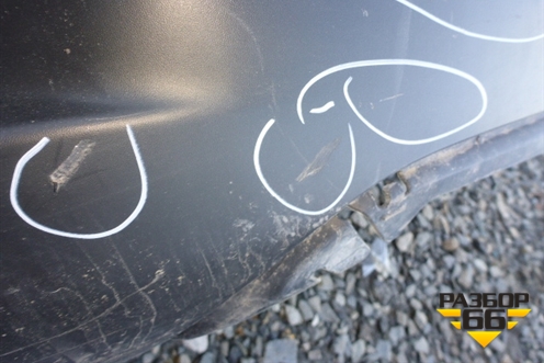 Бампер задний (под парктроник) (5215948170) для Toyota Highlander с 2007-2013г (Хайлендер)