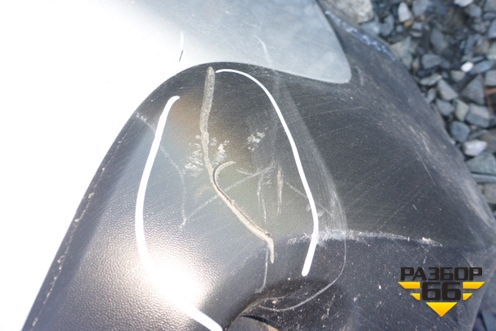 Бампер задний (под парктроник) (5215948170) для Toyota Highlander с 2007-2013г (Хайлендер)