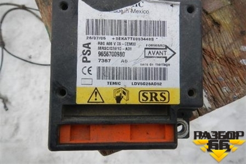 Блок управления AIR BAG для Peugeot 1007 с 2005г