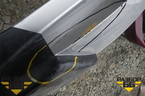 Бампер задний (под парктроник) (85022JU14H) для Nissan X-Trail (Т31) с 2007-2014г (Хтраил)