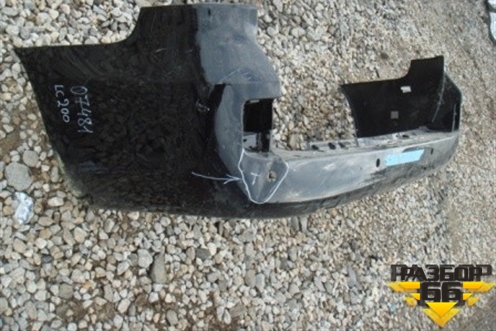 Бампер задний (до 2015г под парктроник) (5215960260) для Toyota Land Cruiser (200) с 2008г (Ленд Крузер)