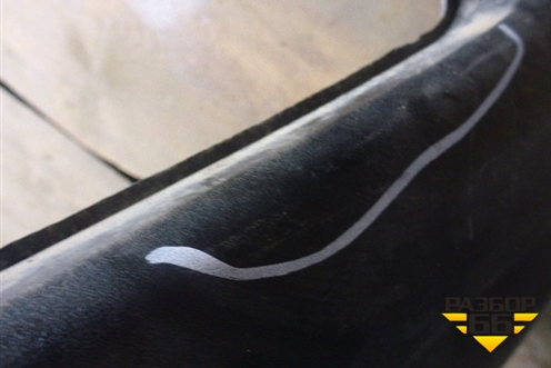 Юбка заднего бампера (до 2013г под парктроник) 30796171 для Volvo XC60 с 2008-2017г (ХС60)