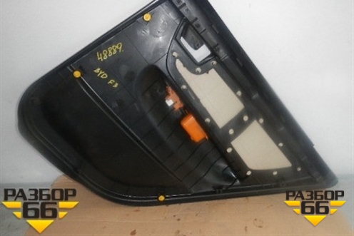 Обшивка двери задней левой под электрику седан для BYD F3 с 2007г (Ф3)