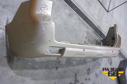 Бампер задний (до 2017г под парктроник) (5215960500) для Toyota Land Cruiser Prado(150) с 2009г (Ленд Крузер Прадо)