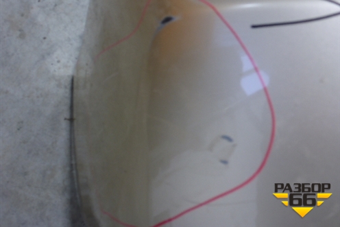 Бампер задний (до 2017г под парктроник) (5215960500) для Toyota Land Cruiser Prado(150) с 2009г (Ленд Крузер Прадо)