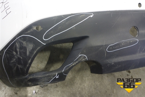 Бампер задний (под парктроник) (KD4750221) для Mazda CX 5 с 2012-2016г (СХ5)