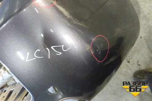 Бампер задний (до 2017г под парктроник) (5215960500) для Toyota Land Cruiser Prado(150) с 2009г (Ленд Крузер Прадо)