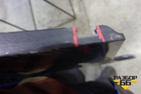 Бампер задний (до 2017г под парктроник) (5215960500) для Toyota Land Cruiser Prado(150) с 2009г (Ленд Крузер Прадо)