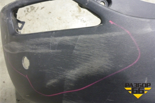 Бампер задний (до 2015г под парктроник) (5215942190) для Toyota Rav-4 с 2012-2019г (Рав 4)