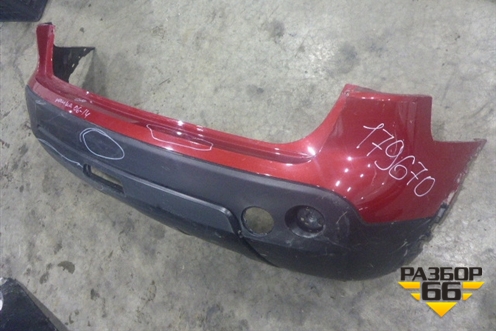 Бампер задний (85022JD00H) для Nissan Qashqai (J10E) с 2006-2013г (Кашкай)