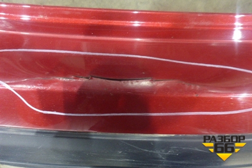 Бампер задний (85022JD00H) для Nissan Qashqai (J10E) с 2006-2013г (Кашкай)