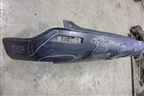 Юбка заднего бампера (до 2009г под парктроник) для Honda CR-V(RE) с 2006-2012г (ЦРВ СРВ)