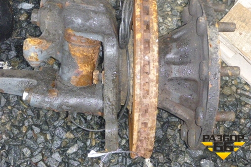 Кулак поворотный передний левый  (в сборе) для DAF XF 95 с 1997-2002г (ХФ)