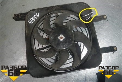 Вентилятор охлаждения радиатора (в сборе) для BYD F3 с 2007г (Ф3)