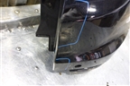 Бампер задний правая часть (под парктроник) (71502T1GZZ00) для Honda CR-V(RM) с 2012г (ЦРВ СРВ)