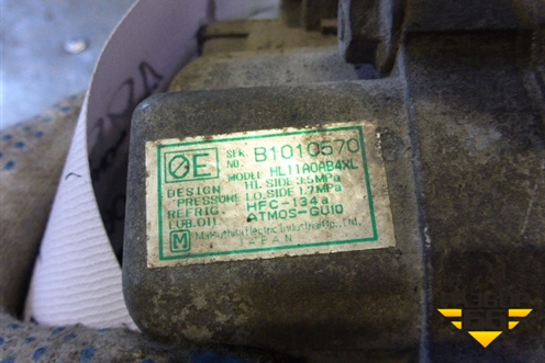 Компрессор кондиционера (1.3л D13B) (HL11A0AB4XL) для Honda Logo 1999-2003г (Лого)
