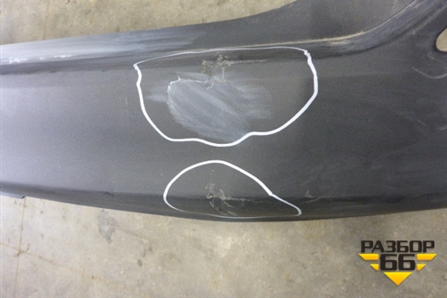 Бампер задний (до 2015г под парктроник) (5215942190) для Toyota Rav-4 с 2012-2019г (Рав 4)