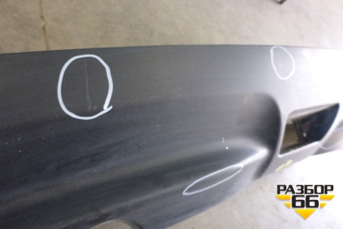 Юбка заднего бампера (до 2014г) (850B21KA1A) для Nissan Juke (F15) с 2010-2019г (Жук)