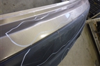 Бампер задний (85022JD00H) для Nissan Qashqai (J10E) с 2006-2013г (Кашкай)
